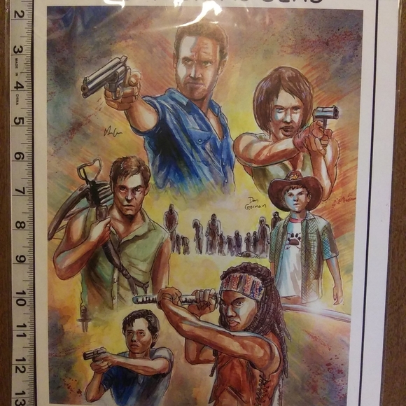 Walking Dead Print By Dan Gorman - Picture 2 of 2